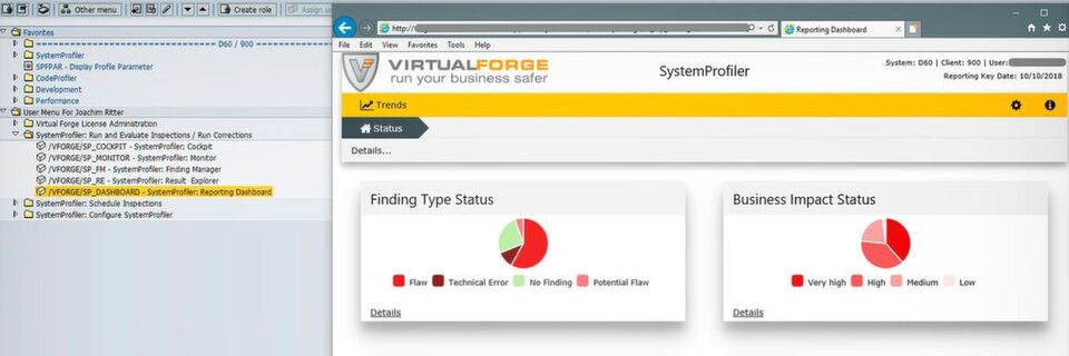 Schwachstellen in der SAP-Systemkonfiguration lassen sich mit dem SystemProfiler automatisch anpassen. Schwachstellen in der SAP-Systemkonfiguration lassen sich mit dem SystemProfiler automatisch anpassen.