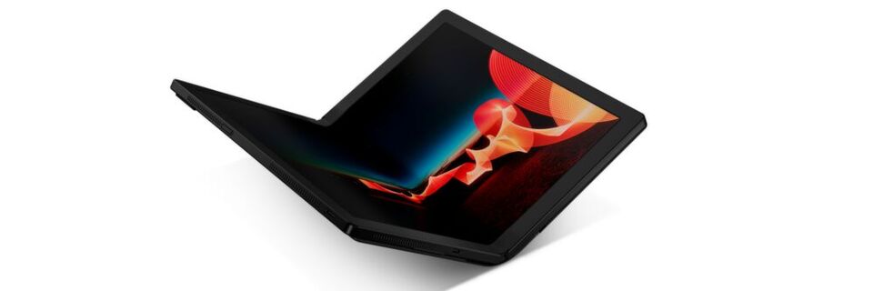 Das Lenovo ThinkPad X1 Fold verfügt über einen 13,3 Zoll großen OLED-Falt-Screen. Das Lenovo ThinkPad X1 Fold verfügt über einen 13,3 Zoll großen OLED-Falt-Screen.