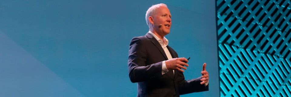 Steve Koenig, Vice President of Research der CTA, präsentiert auf der CES 2020 die aktuellen Technologietrends. Steve Koenig, Vice President of Research der CTA, präsentiert auf der CES 2020 die aktuellen Technologietrends.