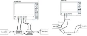 Bild 4: Mithilfe von Software lassen sich die Automotive-Ethernet-Signale trennen, was auch die Komplexität des Messaufbaus reduziert. Bild 4: Mithilfe von Software lassen sich die Automotive-Ethernet-Signale trennen, was auch die Komplexität des Messaufbaus reduziert.