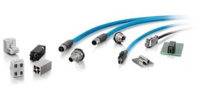 Bild 1: Das SPE-Portfolio von Weidmüller umfasst M8-Stecker und
Buchsen mit einer deutlich höheren HF-Leistungsfähigkeit und im Vergleich
zu RJ45-Steckverbindern doppelter Portdichte dank halbierter Baugröße.
Implementiert ist mit dem ADIN1300ein PHY aus der Chronous-Reihe von ADI. Bild 1: Das SPE-Portfolio von Weidmüller umfasst M8-Stecker und
Buchsen mit einer deutlich höheren HF-Leistungsfähigkeit und im Vergleich
zu RJ45-Steckverbindern doppelter Portdichte dank halbierter Baugröße.
Implementiert ist mit dem ADIN1300ein PHY aus der Chronous-Reihe von ADI.