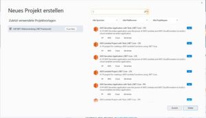 Nach der Installation des Toolkits lassen sich AWS-Projekte direkt über Visual Studio anlegen. Nach der Installation des Toolkits lassen sich AWS-Projekte direkt über Visual Studio anlegen.