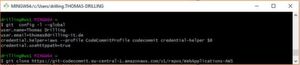 Mit dem Git-Hilfsprogramm für Anmeldeinformationen lassen sich die git Credentials über die Kommandozeile anpassen. Mit dem Git-Hilfsprogramm für Anmeldeinformationen lassen sich die git Credentials über die Kommandozeile anpassen.