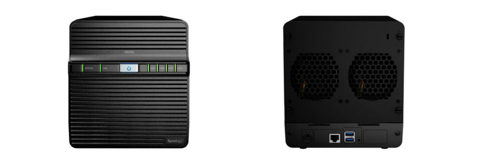 Die Diskstation DS420j ist die Nachfolgerin der DS418j. Sie ist nun mit einem Quadcore- statt eines Dualcore-SoC ausgestattet und unterstützt mit ihren vier HDD-Einschüben 64 statt 40 TB Rohkapazität. Die Diskstation DS420j ist die Nachfolgerin der DS418j. Sie ist nun mit einem Quadcore- statt eines Dualcore-SoC ausgestattet und unterstützt mit ihren vier HDD-Einschüben 64 statt 40 TB Rohkapazität.
