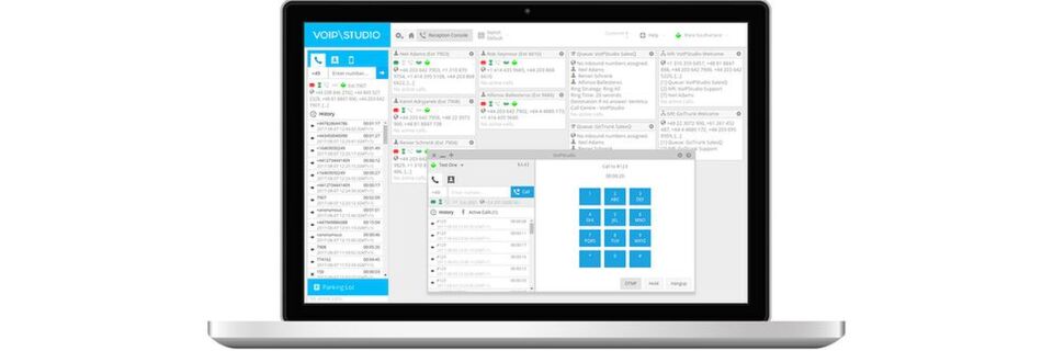 Einer der Vorteile einer VoIP-Anlage ist der CTI-Client auf dem PC. Einer der Vorteile einer VoIP-Anlage ist der CTI-Client auf dem PC.