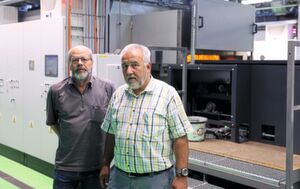 Giuseppe Lamorte und Ernst Schönauer (v.l.), die beiden Gründer und Geschäftsführer der Wasch & Härte Technik AG. Giuseppe Lamorte und Ernst Schönauer (v.l.), die beiden Gründer und Geschäftsführer der Wasch & Härte Technik AG.
