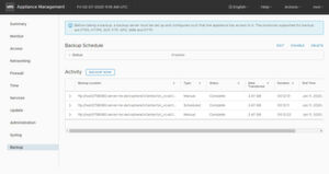 FQDN des vCenters auf Port 5480 erlaubt das Sichern von vCenter Server Appliance und Platform Services Controller. FQDN des vCenters auf Port 5480 erlaubt das Sichern von vCenter Server Appliance und Platform Services Controller.