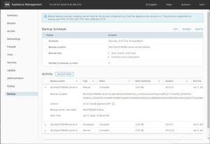 Über die Funltion „Activity“ lassen sich detaillierter Informationen zu jedem Sicherungsjob archivieren und nachschauen. Über die Funltion „Activity“ lassen sich detaillierter Informationen zu jedem Sicherungsjob archivieren und nachschauen.