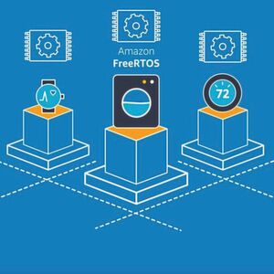 Amazon FreeRTOS ist ein IoT-Betriebssystem für Mikrocontroller, mit dem sich kleine, stromsparende Edge-Geräte einfach programmieren, bereitstellen, sichern, verbinden und verwalten lassen. Amazon FreeRTOS basiert auf dem FreeRTOS-Kernel, einem beliebten Open-Source-Betriebssystem für Mikrocontroller, der um Software-Bibliotheken für einfachere Konnektivität mit AWS-Diensten wie AWS IoT Core oder AWS Greengrass erweitert wurde. Amazon FreeRTOS ist ein IoT-Betriebssystem für Mikrocontroller, mit dem sich kleine, stromsparende Edge-Geräte einfach programmieren, bereitstellen, sichern, verbinden und verwalten lassen. Amazon FreeRTOS basiert auf dem FreeRTOS-Kernel, einem beliebten Open-Source-Betriebssystem für Mikrocontroller, der um Software-Bibliotheken für einfachere Konnektivität mit AWS-Diensten wie AWS IoT Core oder AWS Greengrass erweitert wurde.