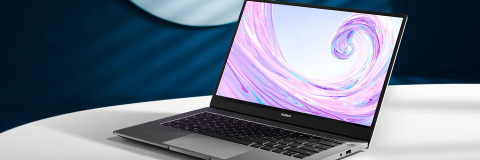 Die Matebooks D 14 und D 15 haben einen besonders schmalen Gehäuserahmen um das entspiegelte 16:9-Full-HD-IPS-Display. Die Matebooks D 14 und D 15 haben einen besonders schmalen Gehäuserahmen um das entspiegelte 16:9-Full-HD-IPS-Display.