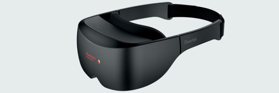 Qualcomm zeigt ein Referenz-Design für seine Extended Reality Plattform. Qualcomm zeigt ein Referenz-Design für seine Extended Reality Plattform.