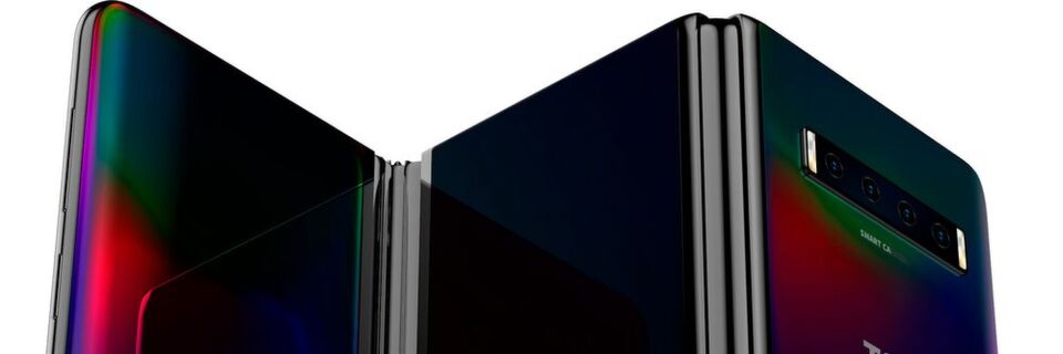 Das Foldable Tablet von TCL lässt sich einfach zusammenklappen. Das Foldable Tablet von TCL lässt sich einfach zusammenklappen.