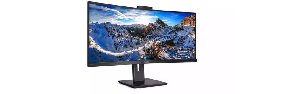 Mit der integrierten USB-C-Docking-Station und der versenkbaren Webcam ist der 34-Zöller Philips 346P1CRH auch gut für Homeoffice-Arbeitsplätze geeignet. Der Monitor liefert die WQHD-Auflösung. Mit der integrierten USB-C-Docking-Station und der versenkbaren Webcam ist der 34-Zöller Philips 346P1CRH auch gut für Homeoffice-Arbeitsplätze geeignet. Der Monitor liefert die WQHD-Auflösung.
