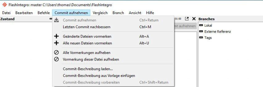 Git-Clients wie Git Cola erleichtern die Verwendung von Git. Git-Clients wie Git Cola erleichtern die Verwendung von Git.
