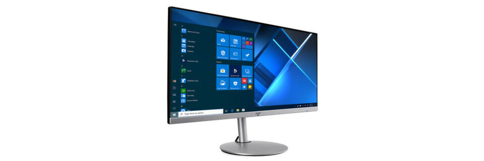 Der 34-Zöller CB342CKC von Acer stellt die QHD-Auflösung dar und verfügt über eine USB-C-Schnittstelle. Der 34-Zöller CB342CKC von Acer stellt die QHD-Auflösung dar und verfügt über eine USB-C-Schnittstelle.