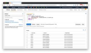 Wenn Sie das Szenario in Ihrem Account durch das CloudFormation Template nachgestellt haben, und eigene SQL-Anfragen formulieren möchten, gehen Sie zum Dienst Amazon Athena in der AWS-Konsole und wählen Sie unter Database die Datenbank bigdata_insider aus. Wenn Sie das Szenario in Ihrem Account durch das CloudFormation Template nachgestellt haben, und eigene SQL-Anfragen formulieren möchten, gehen Sie zum Dienst Amazon Athena in der AWS-Konsole und wählen Sie unter Database die Datenbank bigdata_insider aus.