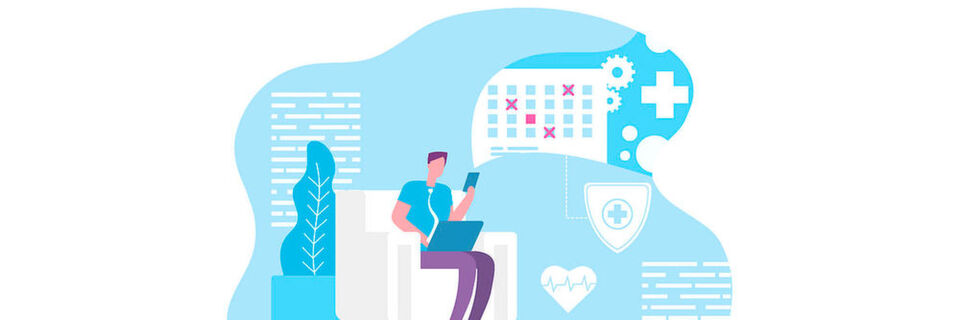 Mithilfe des Cloud-basierten Terminsystems können Corona-Diagnosezentren Patiententermine online organisieren, um überfüllte Wartebereiche zu vermeiden Mithilfe des Cloud-basierten Terminsystems können Corona-Diagnosezentren Patiententermine online organisieren, um überfüllte Wartebereiche zu vermeiden