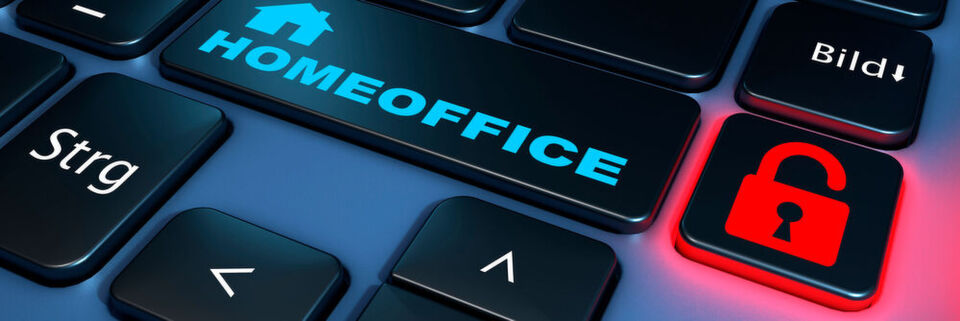 Durch die vermehrte Arbeit im Homeoffice entstehen zusätzliche Risiken, die Unternehmen nicht aus dem Blick verlieren sollten. Durch die vermehrte Arbeit im Homeoffice entstehen zusätzliche Risiken, die Unternehmen nicht aus dem Blick verlieren sollten.