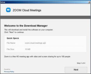 In nur vier Schritten ist die kostenlose Videokonferenz-Software Zoom auf einem Computer installiert. Nur der Organisator muss sich registrieren, kann aber anschließend Dutzende von Teilnehmern kostenlos einladen. Kostenlose Zoom-Konferenzen haben allerdings ein Zeitlimit von 40 Minuten. In nur vier Schritten ist die kostenlose Videokonferenz-Software Zoom auf einem Computer installiert. Nur der Organisator muss sich registrieren, kann aber anschließend Dutzende von Teilnehmern kostenlos einladen. Kostenlose Zoom-Konferenzen haben allerdings ein Zeitlimit von 40 Minuten.