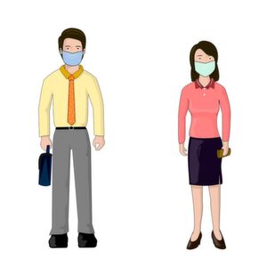 Abstand halten, Mundschutz tragen. Simulationen zeigen, was das bringt. Abstand halten, Mundschutz tragen. Simulationen zeigen, was das bringt.