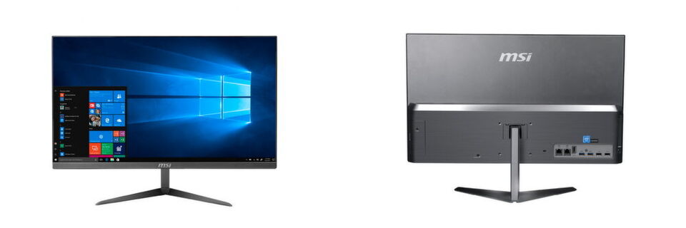 Für den professionellen Einsatz hat MSI den 23,8-Zoll-All-in-One-PC PRO 24X 10M entwickelt. In dem schlanken Rechner mit Edelstahlgehäuse arbeiten Intel-Mobilprozessoren der 10. Generation. Für eine schnelle Netzwerkanbindung sind zwei GbE-Anschlüsse vorhanden. Für den professionellen Einsatz hat MSI den 23,8-Zoll-All-in-One-PC PRO 24X 10M entwickelt. In dem schlanken Rechner mit Edelstahlgehäuse arbeiten Intel-Mobilprozessoren der 10. Generation. Für eine schnelle Netzwerkanbindung sind zwei GbE-Anschlüsse vorhanden.