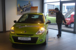 Am Eröffnungswochenende wurde ein neuer Renault Clio verlost.