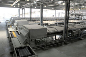 Sandvik steel belt cooling lines for sulphur solidification (Picture: Sandvik Process Systems)