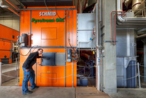 Holzfeuerungsanlagen von Schmid werden mit Unterstützung der ERP-Software von Abacus produziert. (Bild: Schmid) Holzfeuerungsanlagen von Schmid werden mit Unterstützung der ERP-Software von Abacus produziert. (Bild: Schmid)