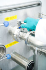 When cleaning lines in process equipment using Cleaning in Place, the correct fluid velocity must be achieved to obtain good cleaning properties. 