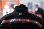 Motoport zeigte in Würzburg die Weltneuheit: die Dane Lynsted LED-Jacke.