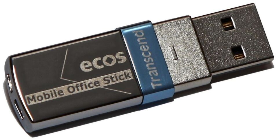 Ecos bietet für den sicheren Fernzugriff mit Zwei-Faktor-Authentisierung den Mobile Office Stick an. Ecos bietet für den sicheren Fernzugriff mit Zwei-Faktor-Authentisierung den Mobile Office Stick an.