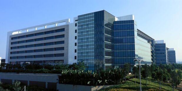 Das Forschungs- und Entwicklungszentrum von Huawei in Shenzhen (China).