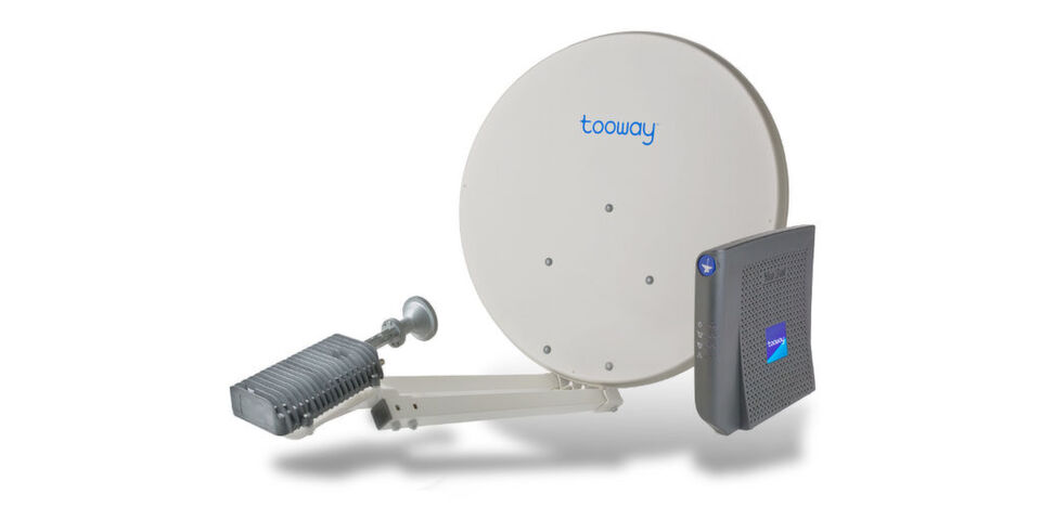 Nicht sehr mobil, dafür aber schnell und fast überall nutzbar: Sat-Schüssel und Sat-Modem. Nicht sehr mobil, dafür aber schnell und fast überall nutzbar: Sat-Schüssel und Sat-Modem.