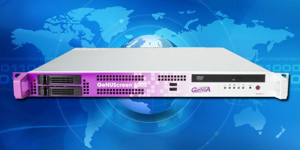 Mit der neuen Firewall und VPN-Appliance GeNUScreen 3.0 können Unternehmen und Behörden ihren Mitarbeitern mit mobilen Endgeräten einen sicheren Zugang zum Firmenetzwerk ermöglichen. Ein Key Server beschleunigt die Schlüsseloperationen zur Anbindung mehrerer tausend mobiler Anwender. Mit der neuen Firewall und VPN-Appliance GeNUScreen 3.0 können Unternehmen und Behörden ihren Mitarbeitern mit mobilen Endgeräten einen sicheren Zugang zum Firmenetzwerk ermöglichen. Ein Key Server beschleunigt die Schlüsseloperationen zur Anbindung mehrerer tausend mobiler Anwender.