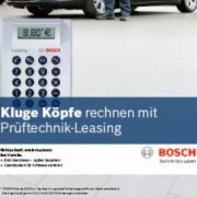 Bosch bietet jetzt wieder Prüfgeräte zu besonderen Leasingkonditionen an. (Bosch)