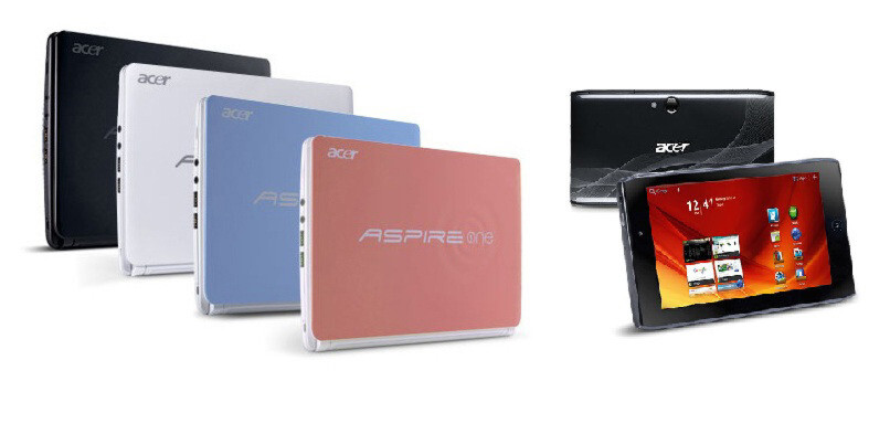 Tchibo bietet das Netbook Acer Aspire one und den Tablet Acer Iconia Tab A101 an. Tchibo bietet das Netbook Acer Aspire one und den Tablet Acer Iconia Tab A101 an.