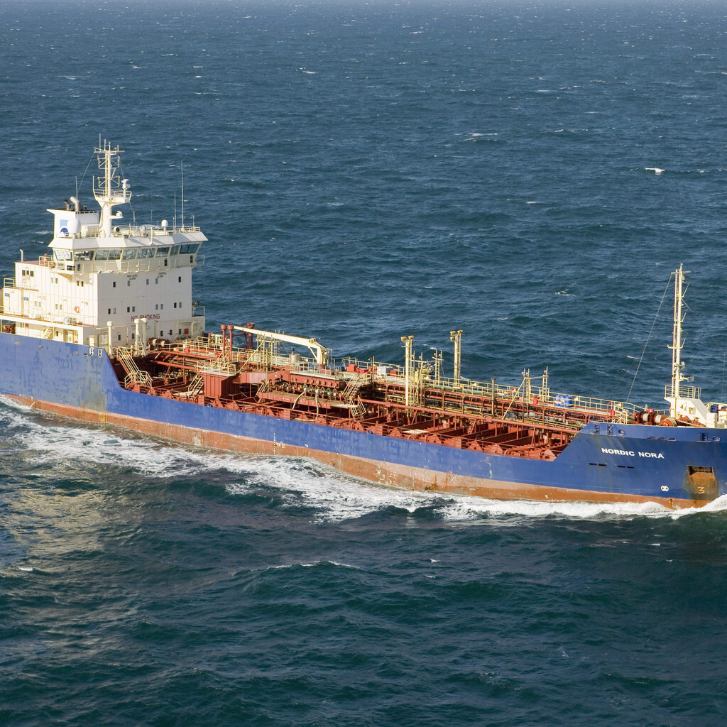 The Nordic Nora, one of Nordic Tankers chemical tankers, soon to be sold to Triton. 