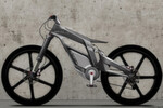 Das Audi-Bike ist irgendwo zwischen Tretmühle, Pedelec, Elektro-Motorrad und Segway zu verorten.