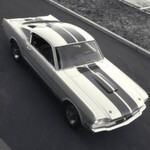 Der erste gefertigte Shelby Mustang GT350, im Jahr 1964.