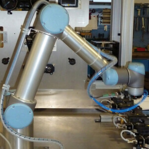 Der Roboterarm im Prüfeinsatz.