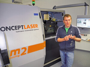 Christoph Hauck, Geschäftsführer von Toolcraft: «Laserschmelzen bedeutet einen Quantensprung, um funktionelle, kompakte und preisgünstige Bauteile anzubieten.»