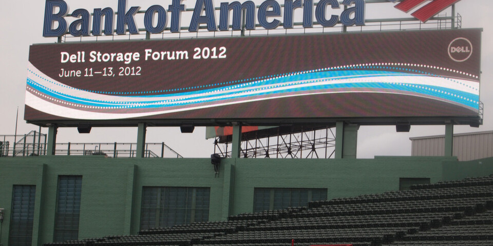 Das Dell Storage-Forum fand auch im traditionsreichen Red-Sox-Stadion statt. Das Dell Storage-Forum fand auch im traditionsreichen Red-Sox-Stadion statt.