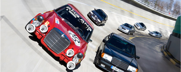 Mit dem 300 SEL 6.8 gewann AMG im Jahr 1971 das 24-Stunden-Rennen von Spa. Was auf der Rennstrecke begann, setzt das Unternehmen aus Affalterbach nun auch in der Kompaktklasse fort. Mit dem 300 SEL 6.8 gewann AMG im Jahr 1971 das 24-Stunden-Rennen von Spa. Was auf der Rennstrecke begann, setzt das Unternehmen aus Affalterbach nun auch in der Kompaktklasse fort.
