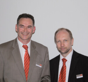 “We now offer a motor which conforms to a broad range of worldwide explosion protection regulations”. Gregor Dietz (right) and Uwe Stadtmüller, SEW-Eurodrive. “We now offer a motor which conforms to a broad range of worldwide explosion protection regulations”. Gregor Dietz (right) and Uwe Stadtmüller, SEW-Eurodrive.