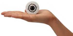In L-förmigen Räumen spielt die MOBOTIX-Kamera S14 FlexMount ihre Stärken aus.