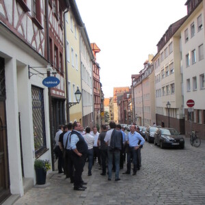 NCP-Partner unterwegs in der Nürngerber Altstadt.
