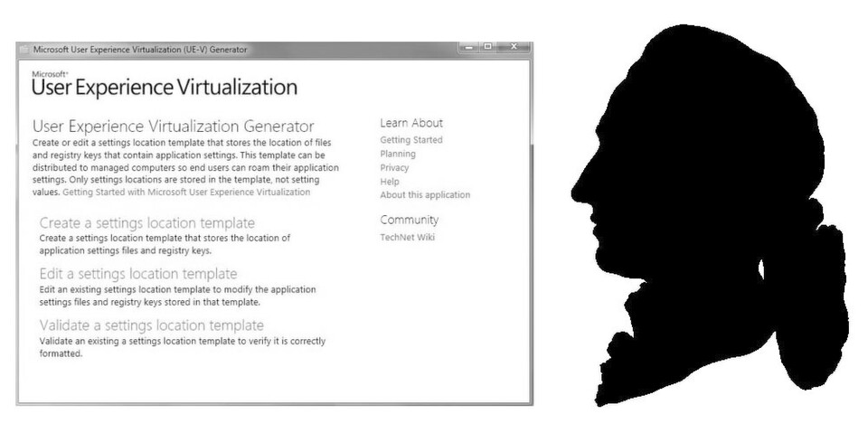 Damit Profile markant bleiben: User Experianece Virtualization (U-EV)von Microsoft (Der Schatttenriss von Goethe daneben ist um 1775 oder wenig später entstanden. Das Original aus schwarz hinterlegtem weißen Papier wird in der Stiftung Weimarer Klassik aufbewahrt.) Damit Profile markant bleiben: User Experianece Virtualization (U-EV)von Microsoft (Der Schatttenriss von Goethe daneben ist um 1775 oder wenig später entstanden. Das Original aus schwarz hinterlegtem weißen Papier wird in der Stiftung Weimarer Klassik aufbewahrt.)