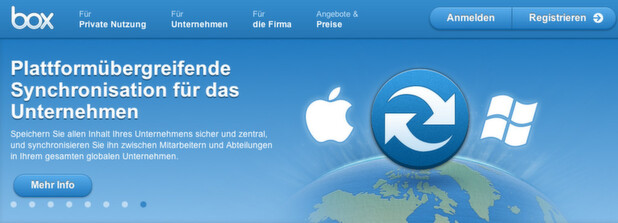 Die Zusammenarbeit von Einzelanwendern und Gruppen ist der zentrale Ansatz bei Box.net.