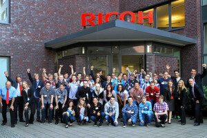 Ausbildungsstart 2012: Ricoh unterstützt 34 junge Menschen beim Start ins Berufsleben.
