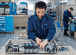 Produktion von Festo in China: Kunden in China erwarten die gleiche Qualität, den gleichen Service und die gleiche Liefertreue wie Kunden in Europa.